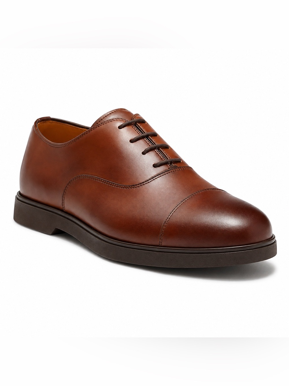 Magnanni Lobo Brown Leather Oxford Men Size 12 NEW